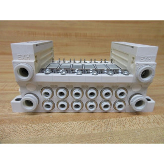 SMC VV5Q21-06C6SQ Pneumatic Manifold VV5Q2106C6SQ - New No Box