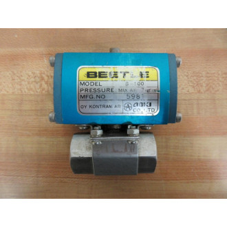 Beetle B-100 Ball Valve B100 - Used