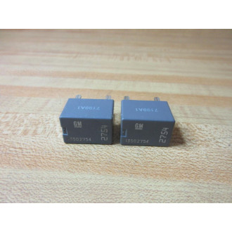 General Motors 13502754 GM Relay 2754 (Pack of 2) - Used