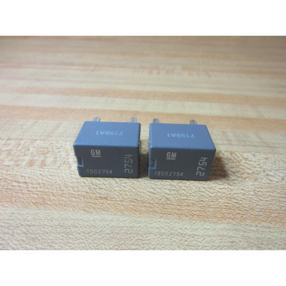 General Motors 13502754 GM Relay 2754 (Pack of 2) - Used