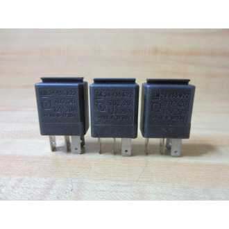 General Motors 24 435 922 GM Relay 702.20 (Pack of 3) - Used