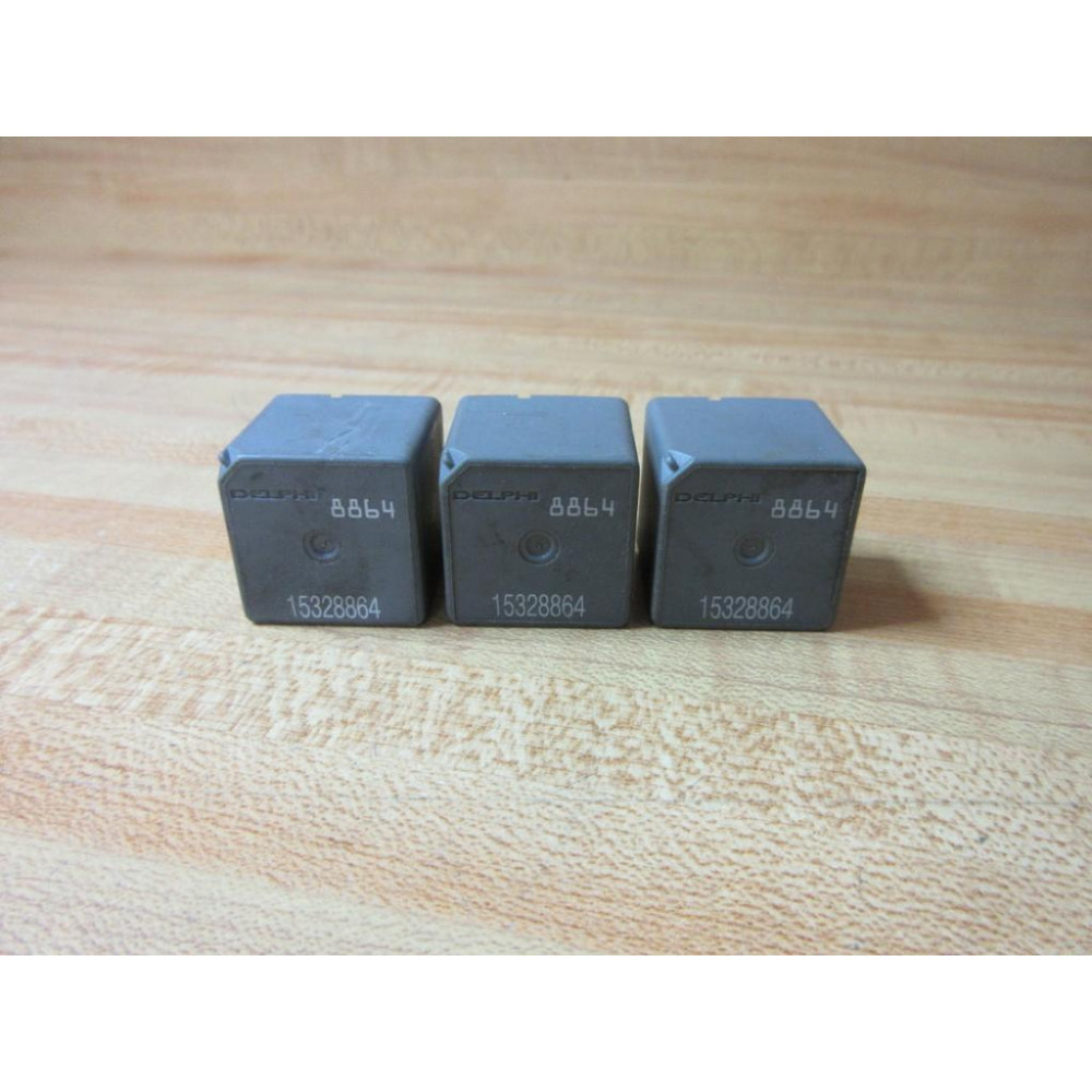 Delphi 15328864 Relay 8864 (Pack of 3) - Used