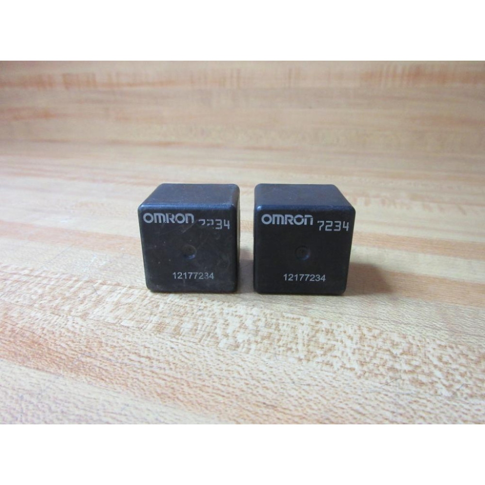 Omron 12177234 Relay 7234 (Pack of 2) - Used