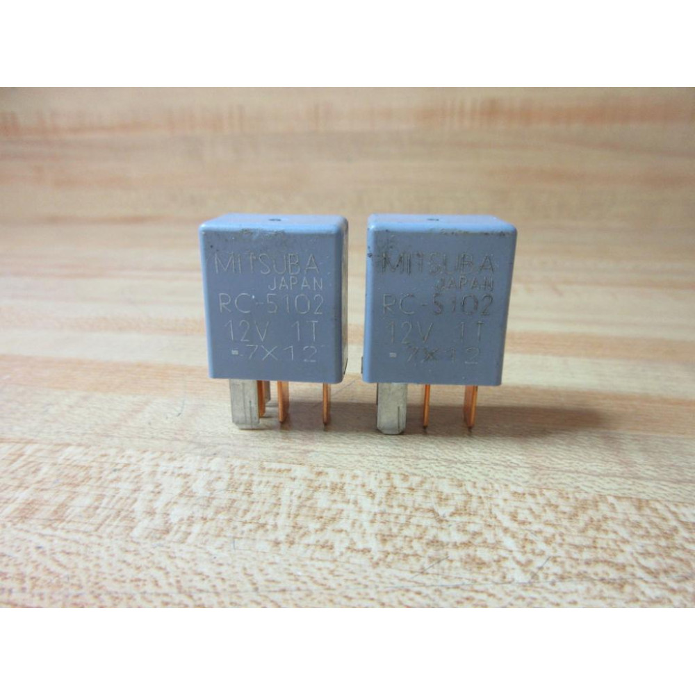 Mitsuba RC-5102 Relay RC5102 (Pack of 2) - Used
