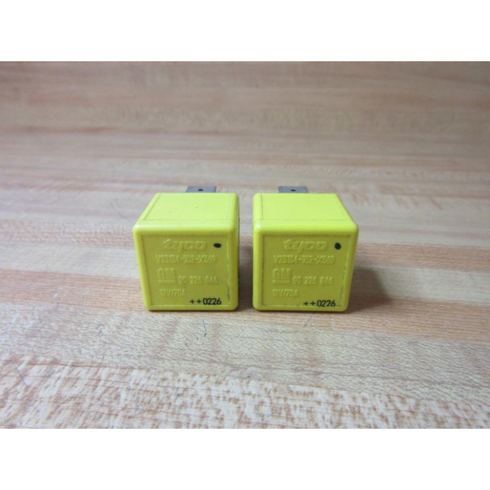 Tyco V23134-J52-X369 GM Relay 90 226 846 (Pack of 2) - Used