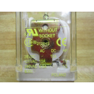 Square D 8501-KUD13M1P14V53-24V DC Relay 8501-KUD13M1P14V53 Ser. D - New No Box