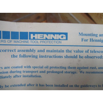 Henning 29-90229002-0 Cover - New No Box