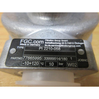 Filtration Group PI 2210-058 Filter Top 77665995 - New No Box