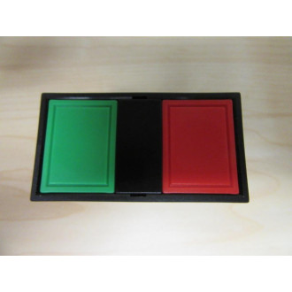 IDEC HW7D-B11F1111-GR Dual Switch WO Contact Blocks