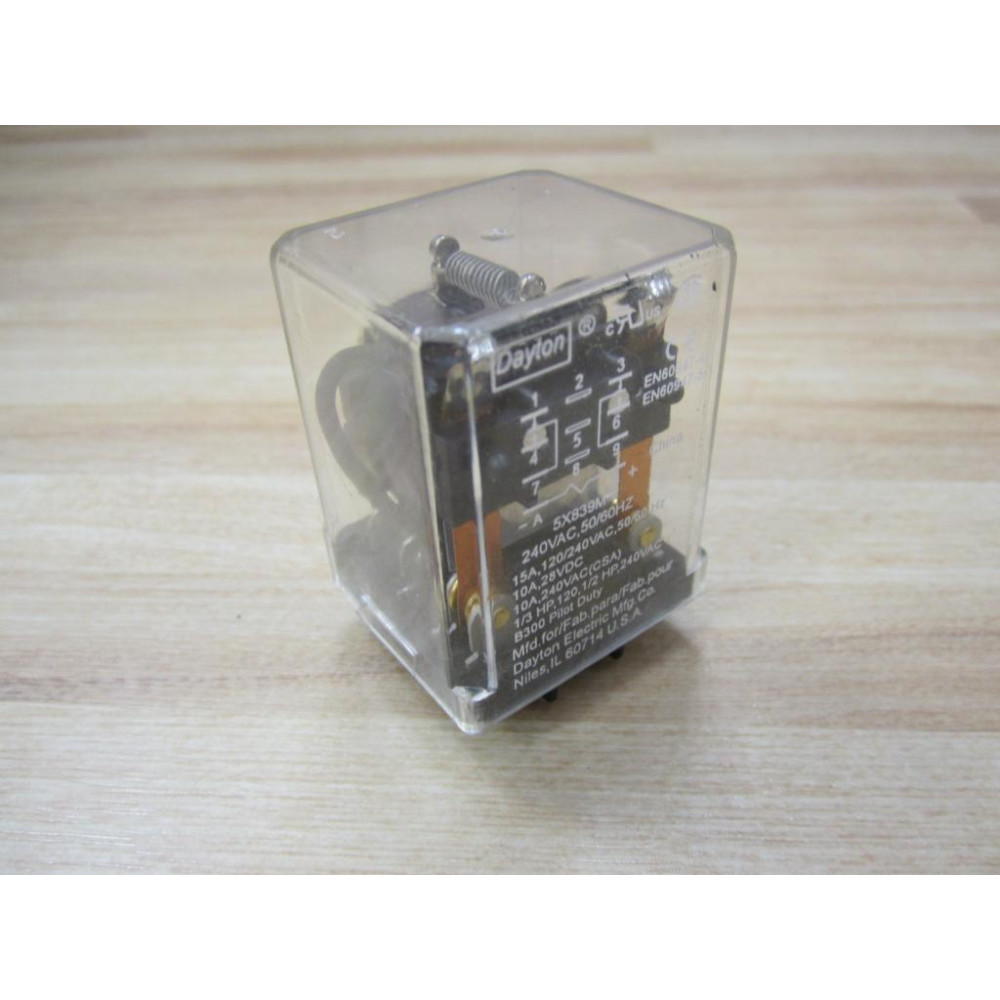 Dayton 5X839M Relay - New No Box