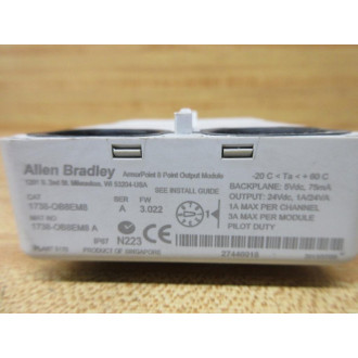 Allen Bradley 1738-OB8EM8 ArmorPoint Output Module 1738OB8EM8 - Used
