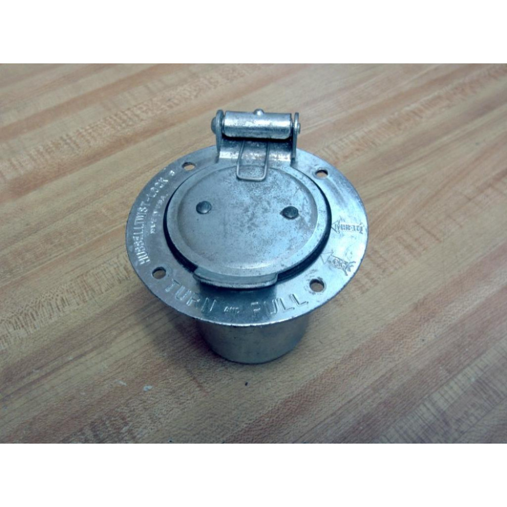 Hubbell CS8375 Twist-Lock Flanged Inlet HBLCS8375 - New No Box Hubbell CS8375 Twist-Lock Flanged Inlet HBLCS8375 - New No Box