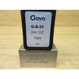 Gevasol G-B-33 Solenoid Valve GB33 - New No Box