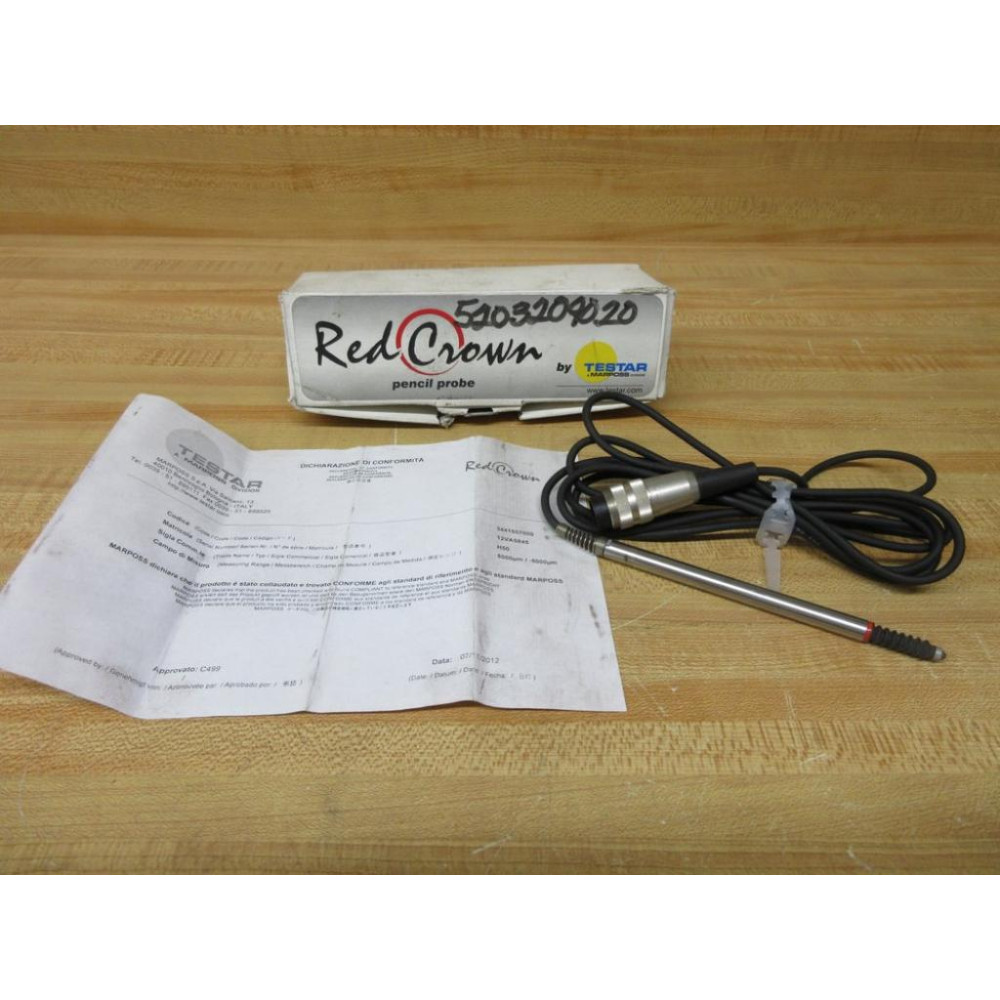 Testar Marposs 3441557000 Red Crown H50 Pencil Probe