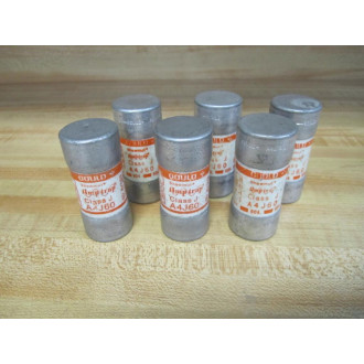 Gould Shawmut Ferraz Mersen A4J60 Fuse Cross Ref 896LL3 (Pack of 6) - New No Box