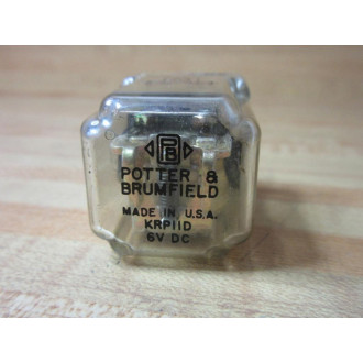 Potter & Brumfield KRP11D-6V DC Relay KRP11D-6VDC - New No Box