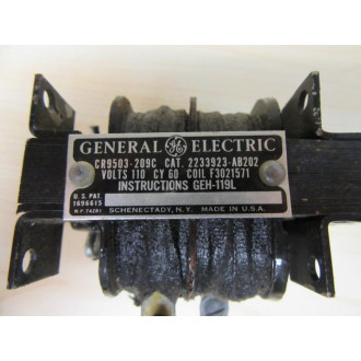 General Electric CR9503209CAB202 GE Solenoid NOS - New No Box