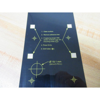 Rockwell Automation 336745-C01 Mounting Template 336745C01 - New No Box