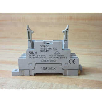 Omron P7SA-10F-ND Relay Socket P7SA-10F-ND DC24V (Pack of 2) - Used