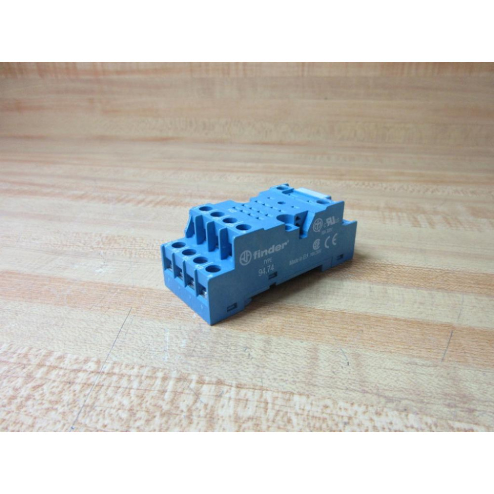 Finder 94.74 Relay Socket 9474 Blue - New No Box