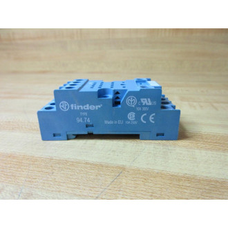 Finder 94.74 Relay Socket 9474 Blue - New No Box