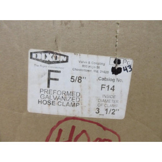 Dixon F14 Hose Clamp (Pack of 43)