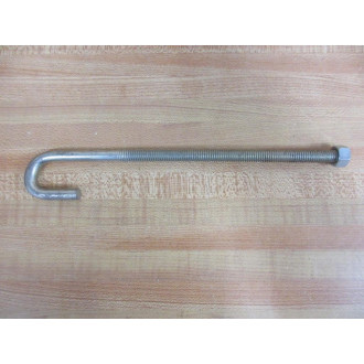 J-BOLT 38 16 Fastener JBOLT3816 Overall Length 9" Thread Length 6 38" - New No Box