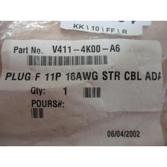 Sine V411-4K00-A6 Female Plug Assembly V4114K00A6