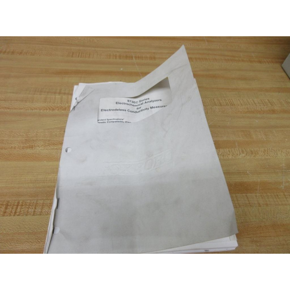 Foxboro 3412 873EC Electrochemical Analyzer Manual - Used