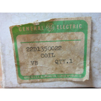 General Electric 22D135G022 GE Coil 22D135 Black