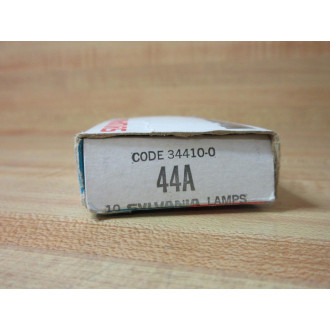 Sylvania 44A GTE Miniature Lamp Light Bulb 44 (Pack of 10)