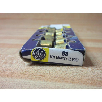 General Electric 53 GE Miniature Lamp Light Bulbs Clear (Pack of 10)