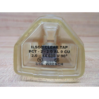 ILSCO PCT 2-20 AL9CU Clear Tap Connector PCT220AL9CU (Pack of 3) - Used
