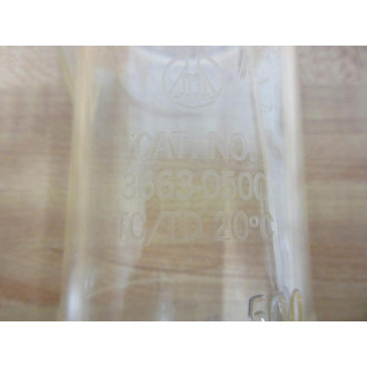 Nalgene 3663-0500 Cylinder 36630500 Cracked At Top - New No Box