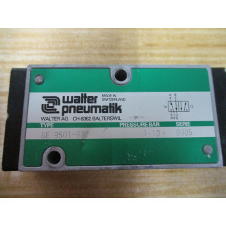 Walter Pneumatik SE9501-832 Solenoid Valve SE9501832 - Used