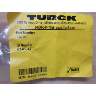 Turck RKK-MC Closure Cap U2-05043 (Pack of 4)