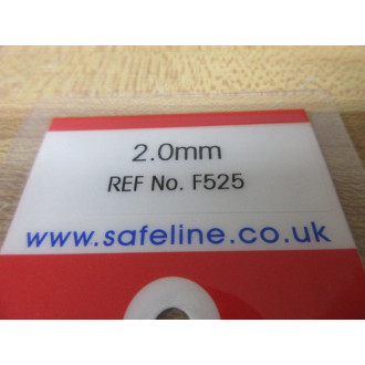 Mettler Toledo TC10200FE Safeline Metal Detection Test Card TC1 2.0MM FE (Pack of 2) - New No Box
