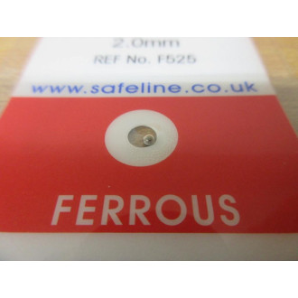 Mettler Toledo TC10200FE Safeline Metal Detection Test Card TC1 2.0MM FE (Pack of 2) - New No Box