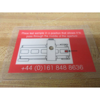 Mettler Toledo TC10200FE Safeline Metal Detection Test Card TC1 2.0MM FE (Pack of 2) - New No Box