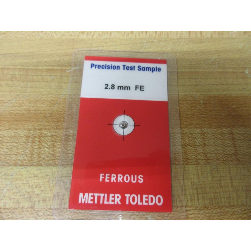 Mettler Toledo TC10280FE Safeline Metal Detection Test Card TC1 2.8MM FE - New No Box