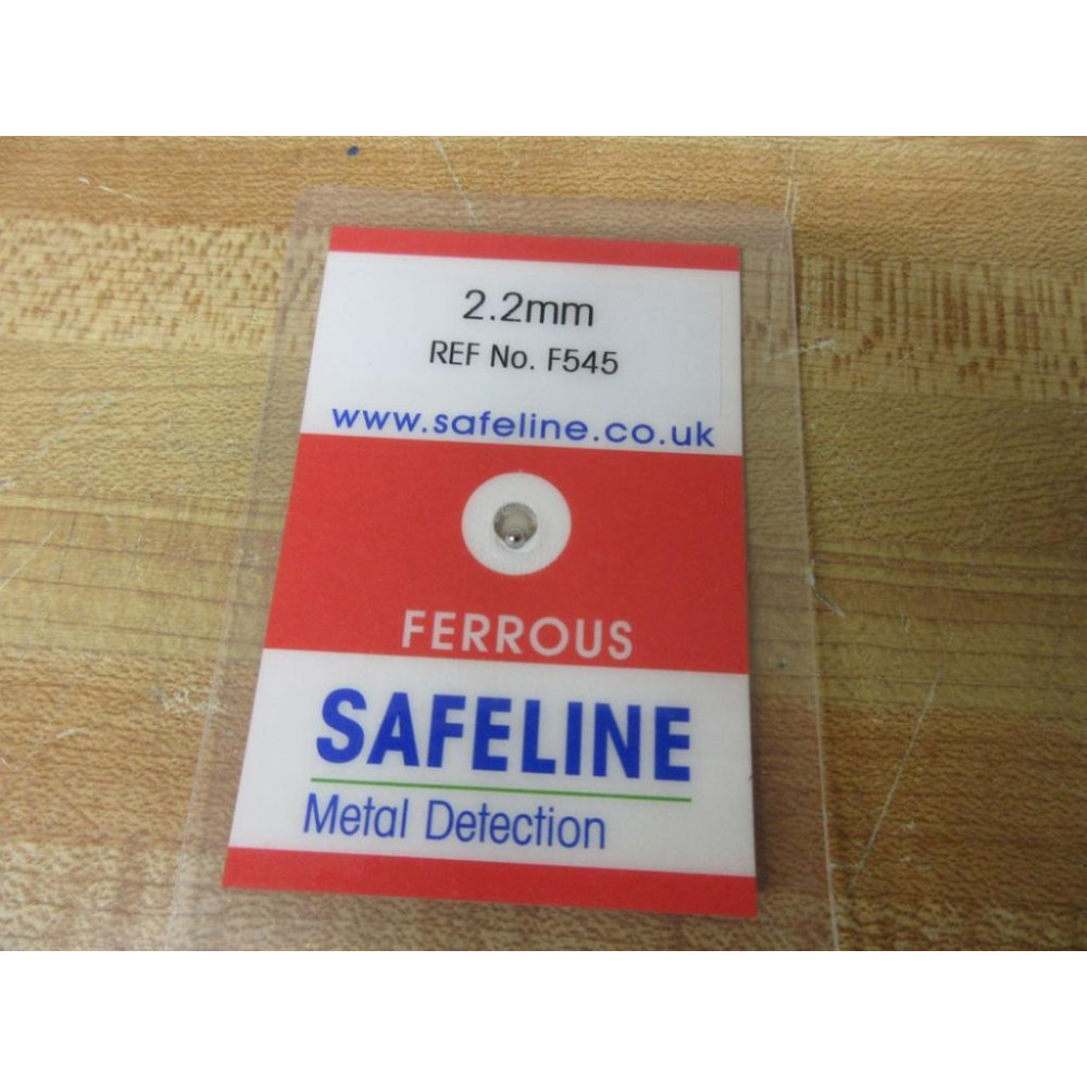 Mettler Toledo TC10220FE Safeline Metal Detection Test Card TC1 2.2MM FE - New No Box