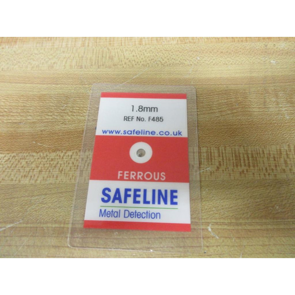 Mettler Toledo TC10180FE Safeline Metal Detection Test Card TC1 1.8MM FE - New No Box