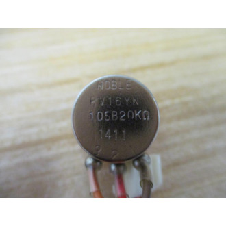 Noble RV16YN10SB20KΩ Potentiometer - New No Box