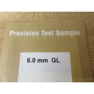 Mettler Toledo TC20600GL Safeline X-Ray Inspection Test Card TC2 6.0MM GL - New No Box
