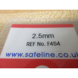 Mettler Toledo TC10250FE Safeline Metal Detection Test Card TC1 2.5MM FE - New No Box