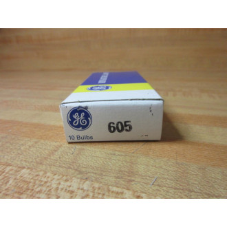 General Electric 605 GE Miniature Lamp Light Bulb GE605 (Pack of 10)