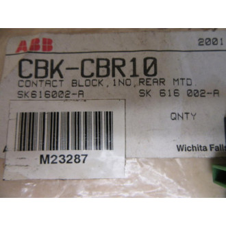 ABB CBK-CBR10 Contact Block