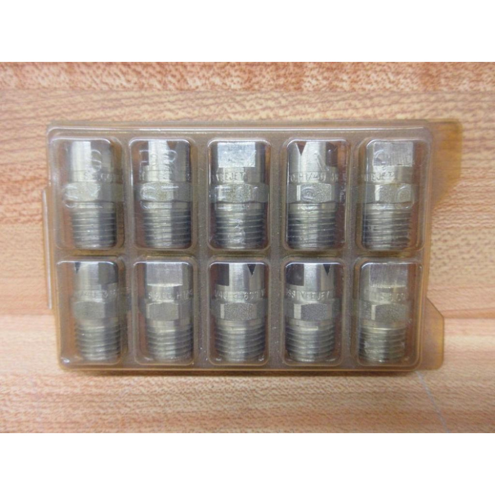 Spraying Systems H14U8030 Bete VeeJet Nozzle 14"NF3080 (Pack of 10)