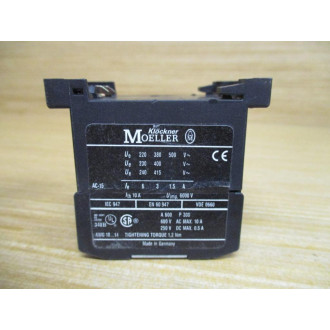 KlocknerMoeller DIL ER-22 Contactor DILER22 - Used