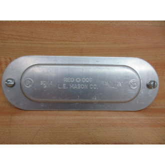 Red Dot  L.E.Mason SCV-4 Conduit Body Cover SCV4 (Pack of 4)